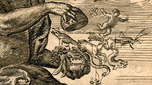 Animals emerging from an egg